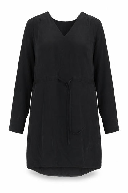 Primark Womens Black Polyester A-Line Size 6 Scoop Neck