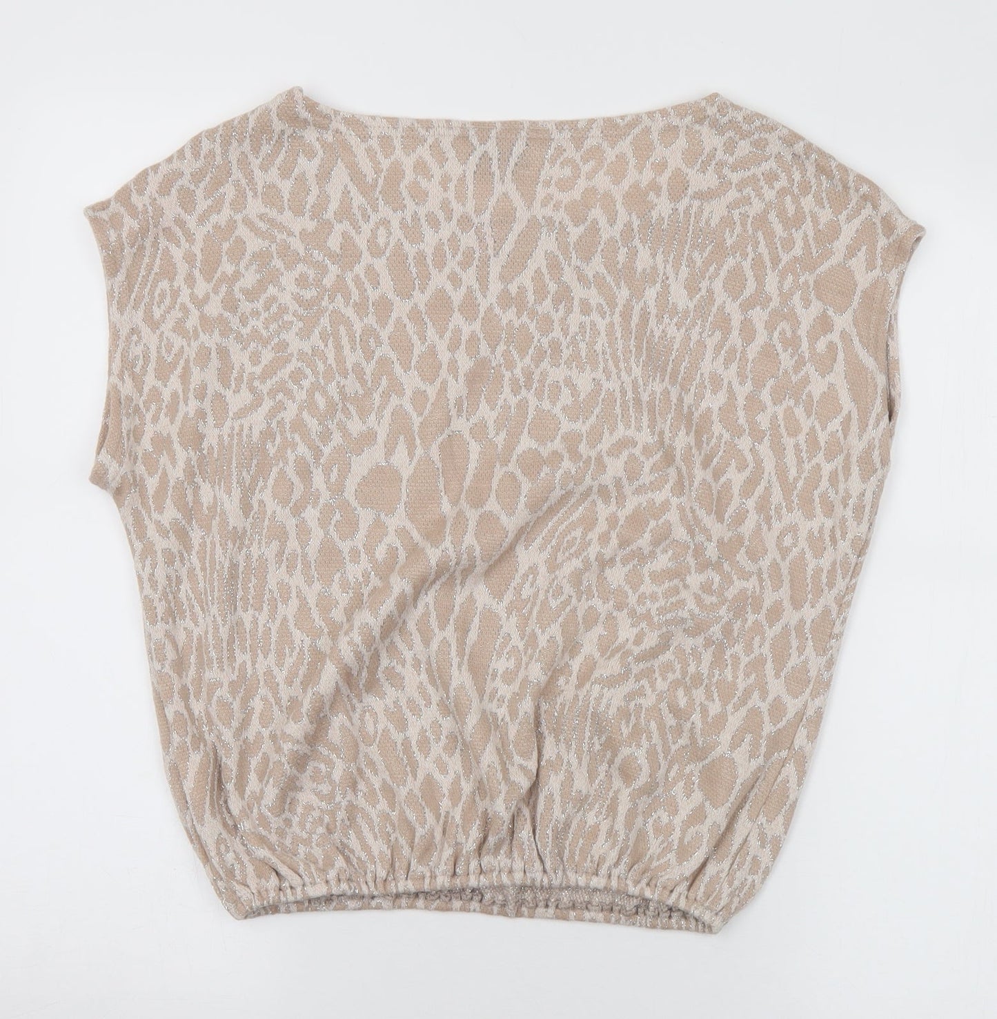Womens UK Size 8 River Island Beige Pullover Jumper