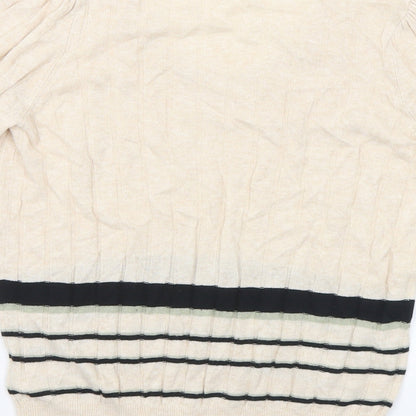 Womens UK Size 10 Marks and Spencer Beige Pullover Jumper