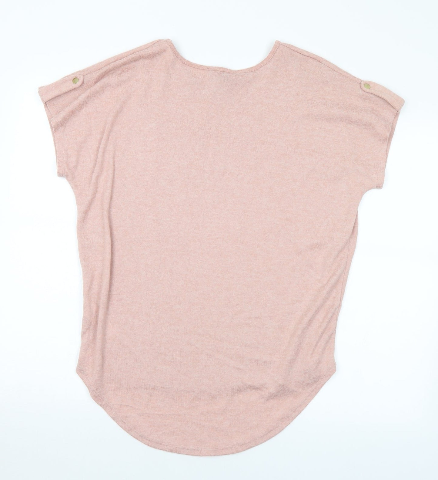 Primark Womens Pink Round Neck Polyester Pullover Jumper Size 10