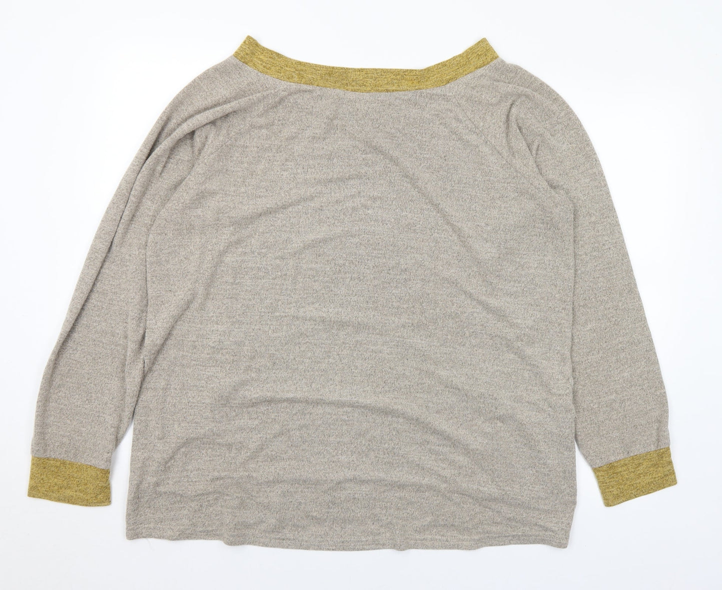 Womens UK Size 2XL Preworn Grey Pullover Jumper
