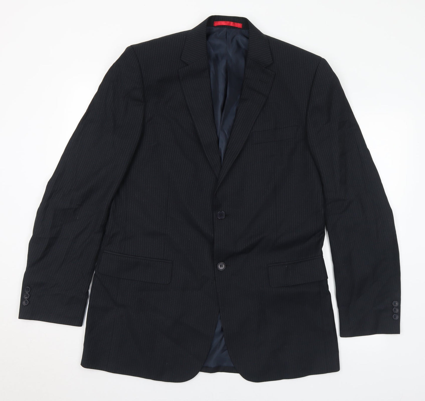 Mens UK Size 40 Burton Regular Black Suit Jacket