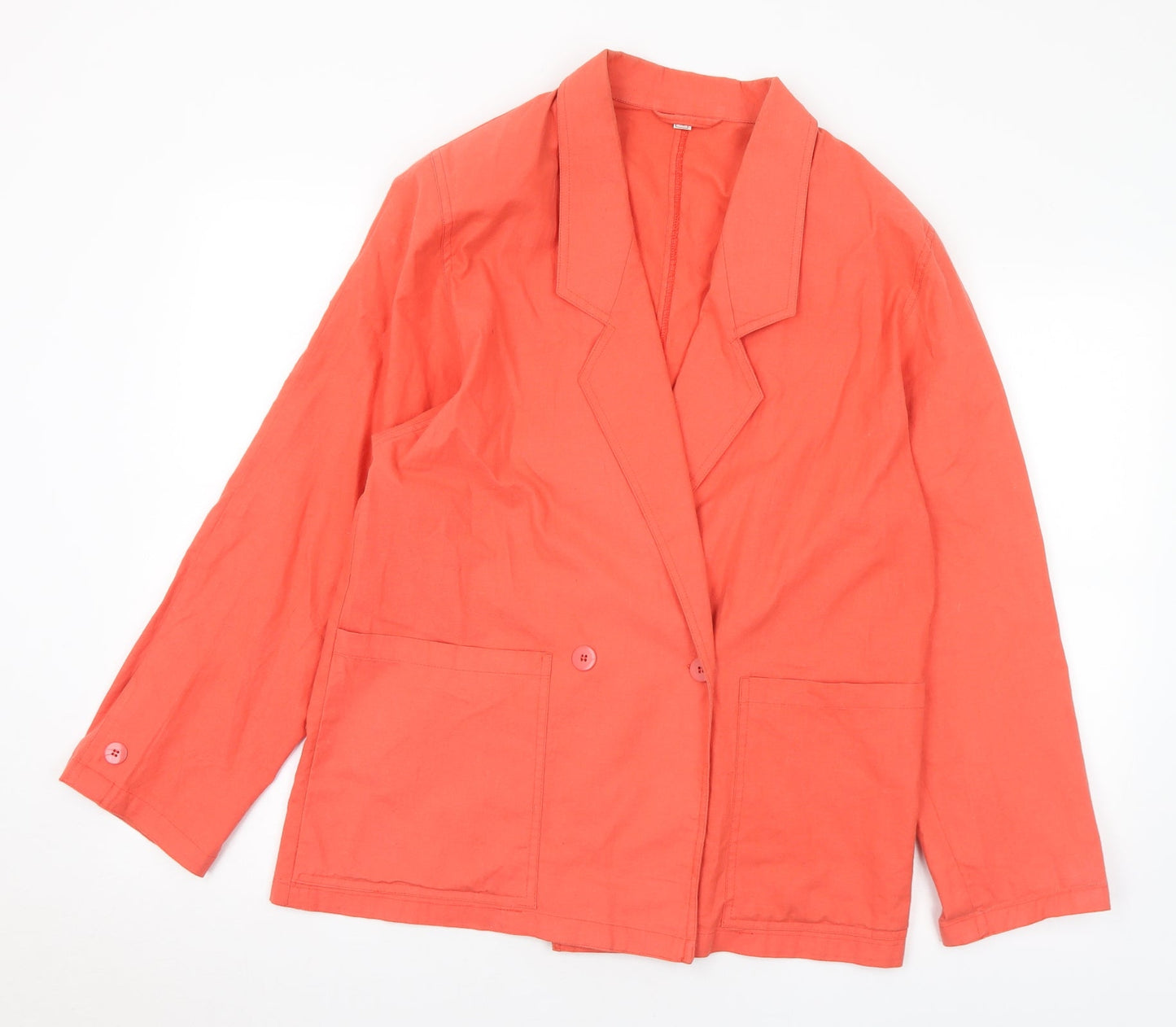 Womens UK Size 12 Preworn Orange Jacket