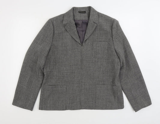 Womens UK Size 16 Definitions Grey Jacket
