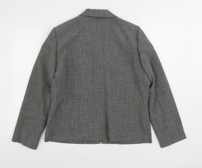 Womens UK Size 16 Definitions Grey Jacket