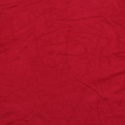 Autonomy Womens Red Boat Neck Viscose Pullover Jumper Size M