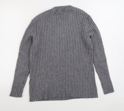 Womens UK Size 12 VERO MODA Grey Pullover Jumper