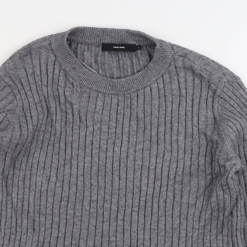 Womens UK Size 12 VERO MODA Grey Pullover Jumper