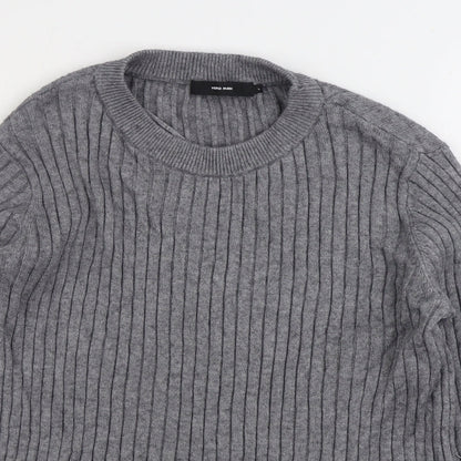 Womens UK Size 12 VERO MODA Grey Pullover Jumper