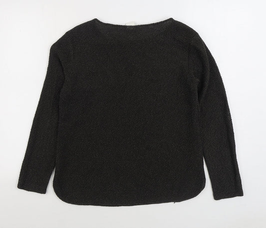 Womens UK Size M H&M Black Pullover Jumper
