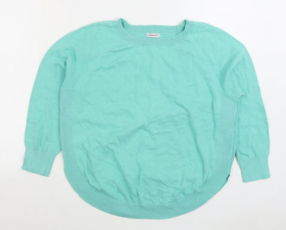 Womens UK Size M Damart Green Pullover Jumper