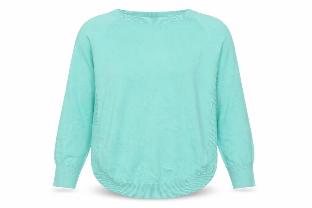 Womens UK Size M Damart Green Pullover Jumper