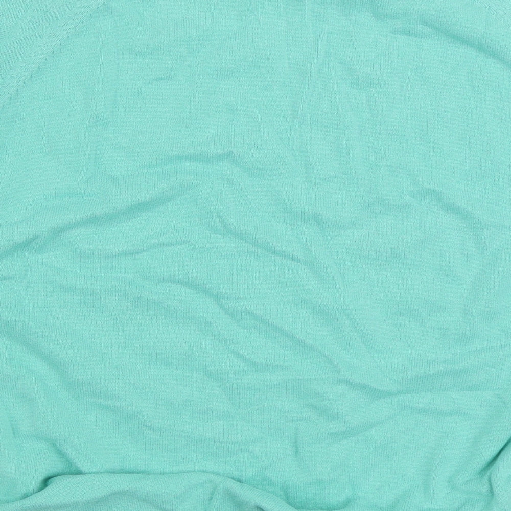 Womens UK Size M Damart Green Pullover Jumper
