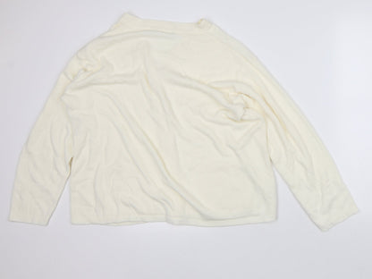 Womens UK Size XL Preworn Beige Cardigan Jumper