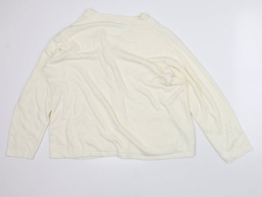 Womens UK Size XL Preworn Beige Cardigan Jumper