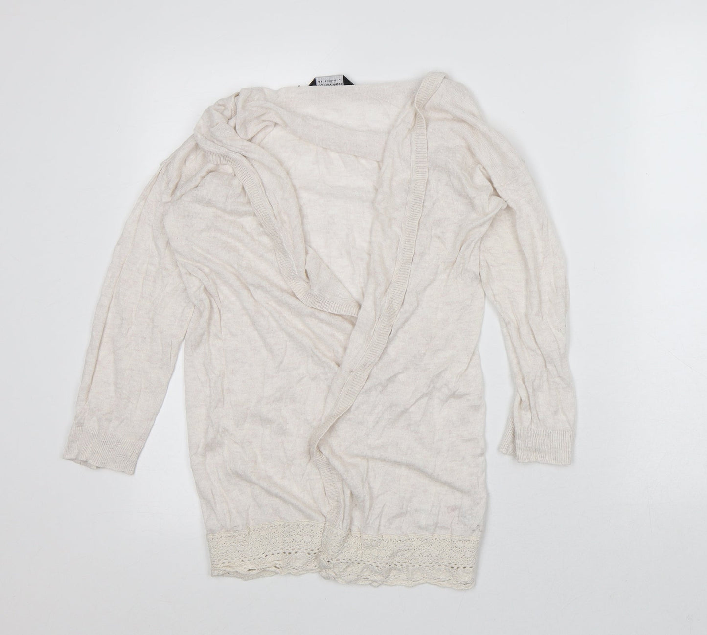 Womens UK Size 12 Dorothy Perkins White Cardigan Jumper