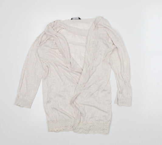 Womens UK Size 12 Dorothy Perkins White Cardigan Jumper