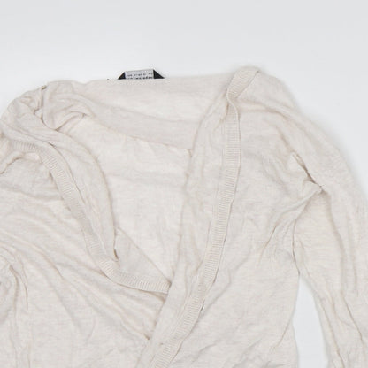 Womens UK Size 12 Dorothy Perkins White Cardigan Jumper