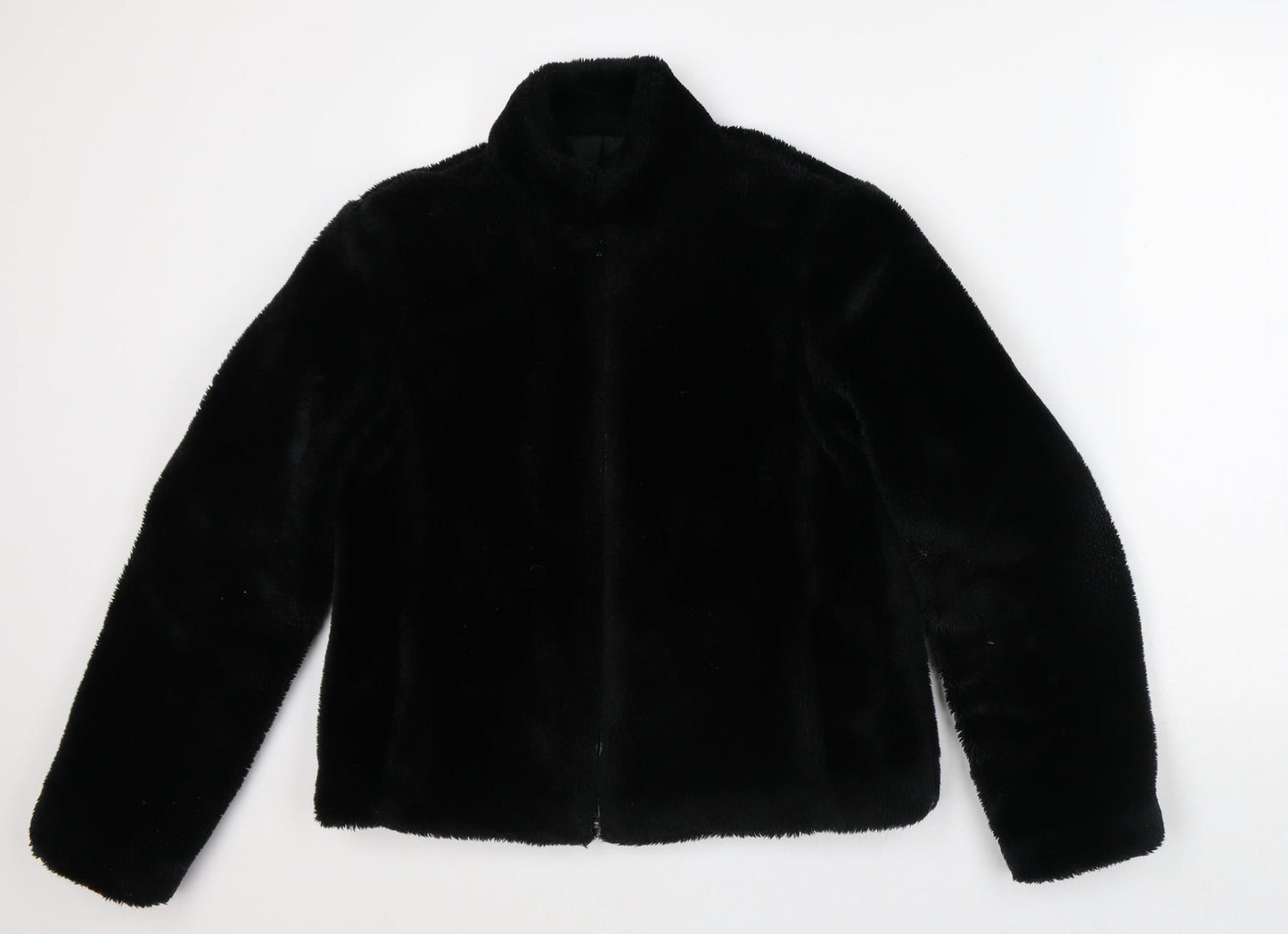 Womens UK Size S Preworn Black Jacket