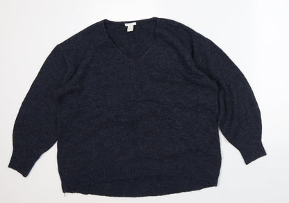 Mens UK Size S H&M Blue Pullover Jumper
