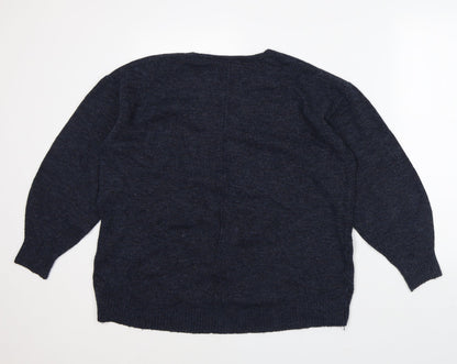 Mens UK Size S H&M Blue Pullover Jumper