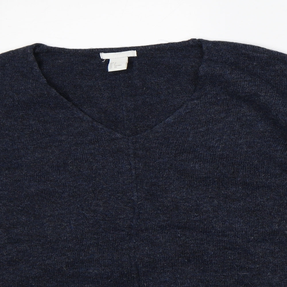 Mens UK Size S H&M Blue Pullover Jumper