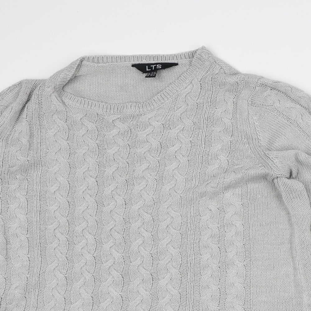 Womens UK Size 14 LTS Grey Pullover Jumper