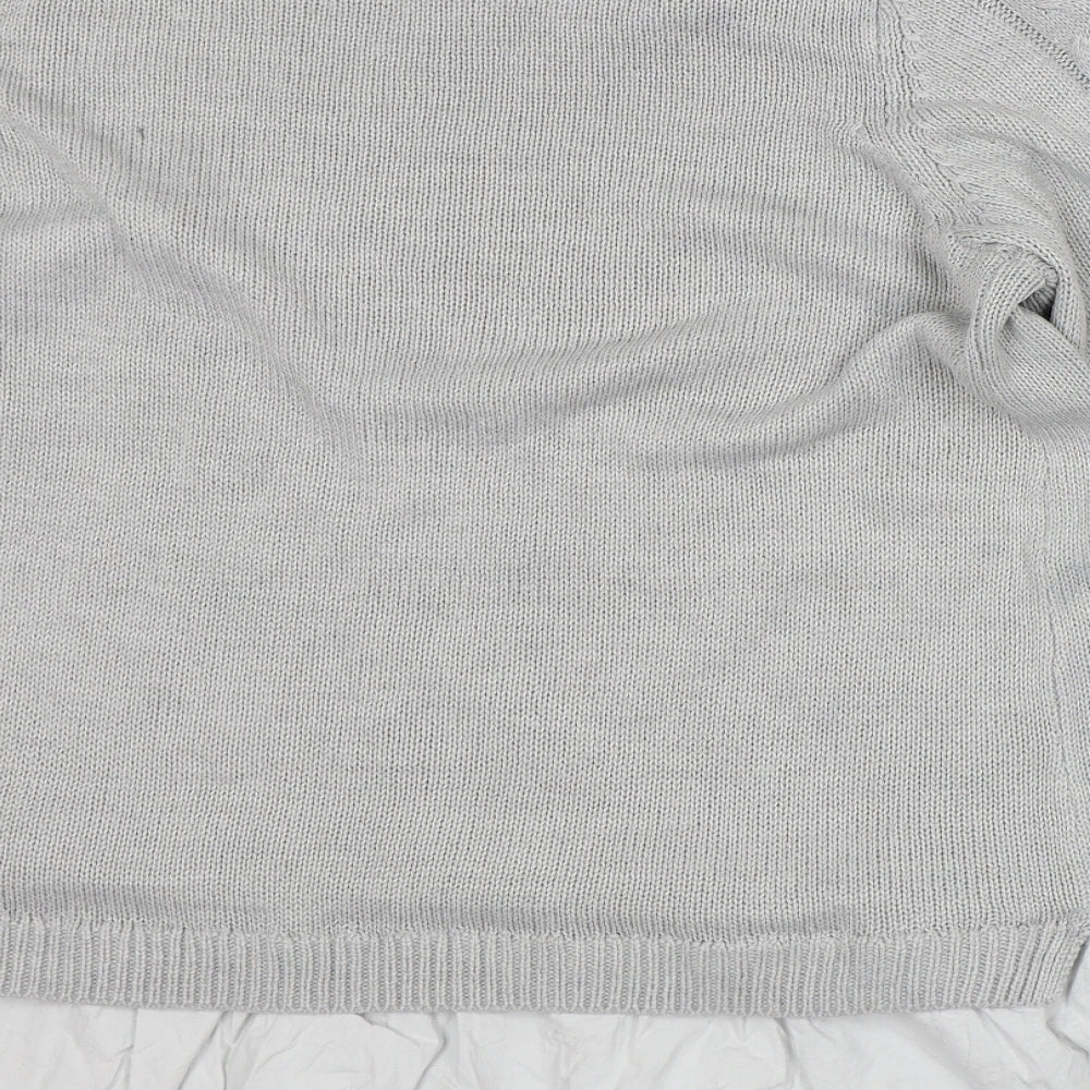 Womens UK Size 14 LTS Grey Pullover Jumper