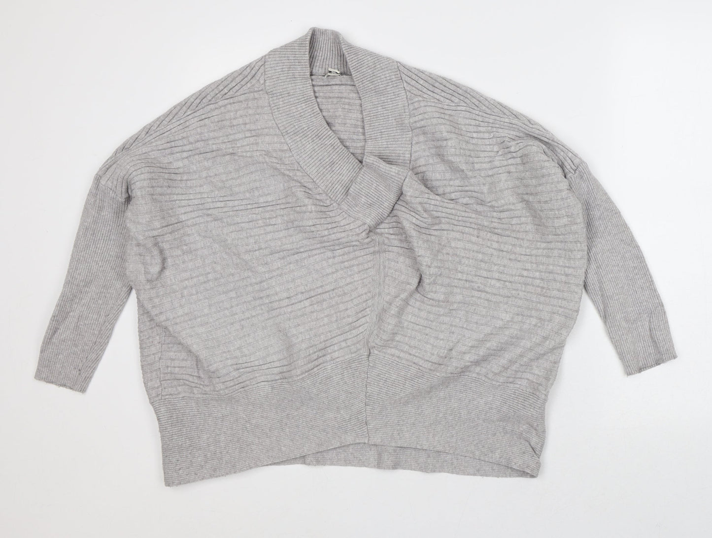 Womens UK Size M River Island Grey Pullover Jumper