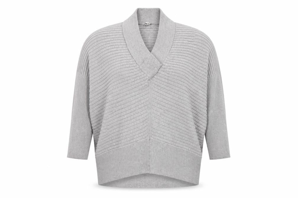Womens UK Size M River Island Grey Pullover Jumper