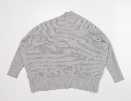 Womens UK Size M River Island Grey Pullover Jumper
