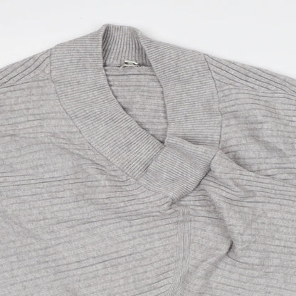 Womens UK Size M River Island Grey Pullover Jumper