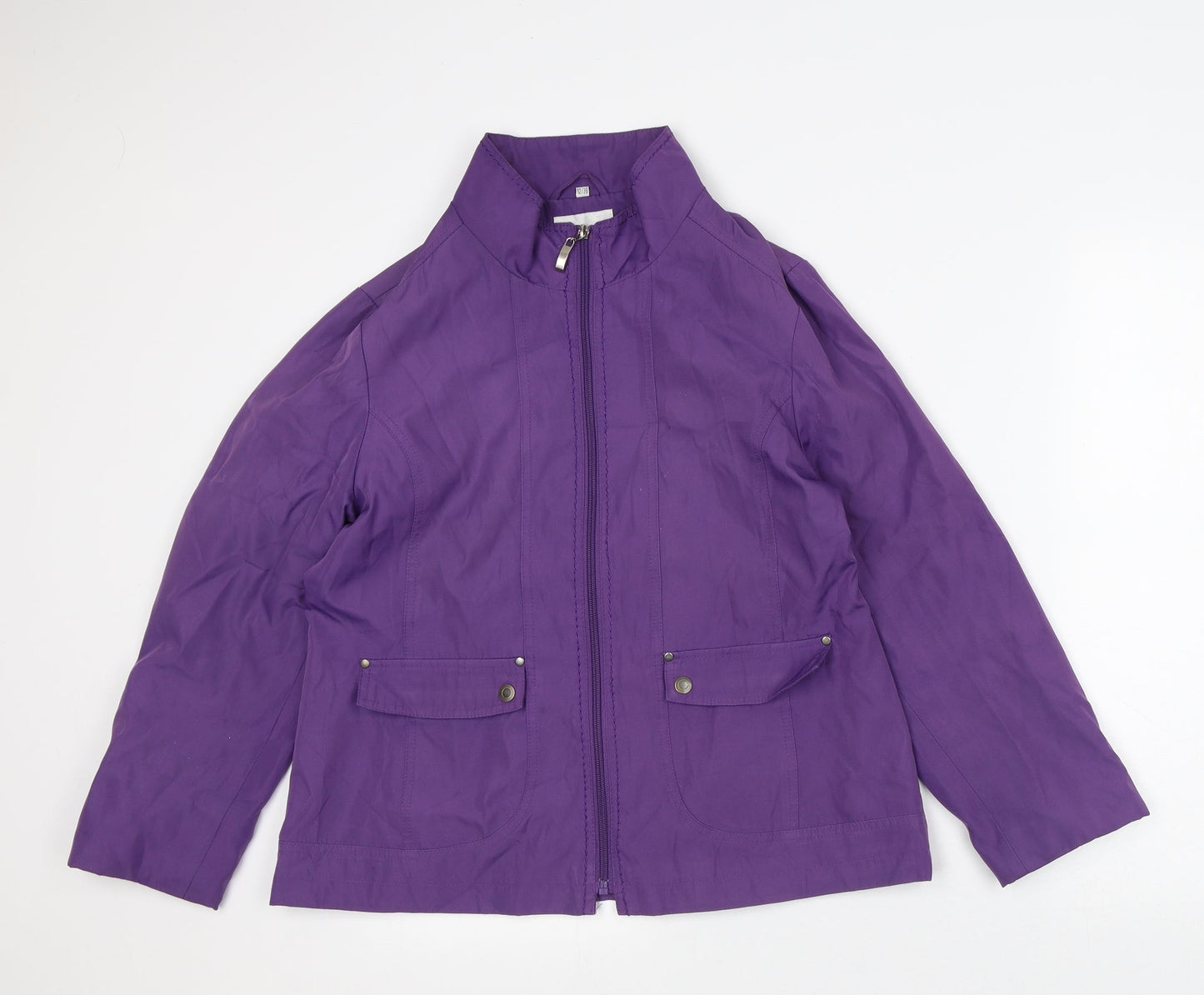 Womens UK Size 10 Eleganze Purple Overcoat