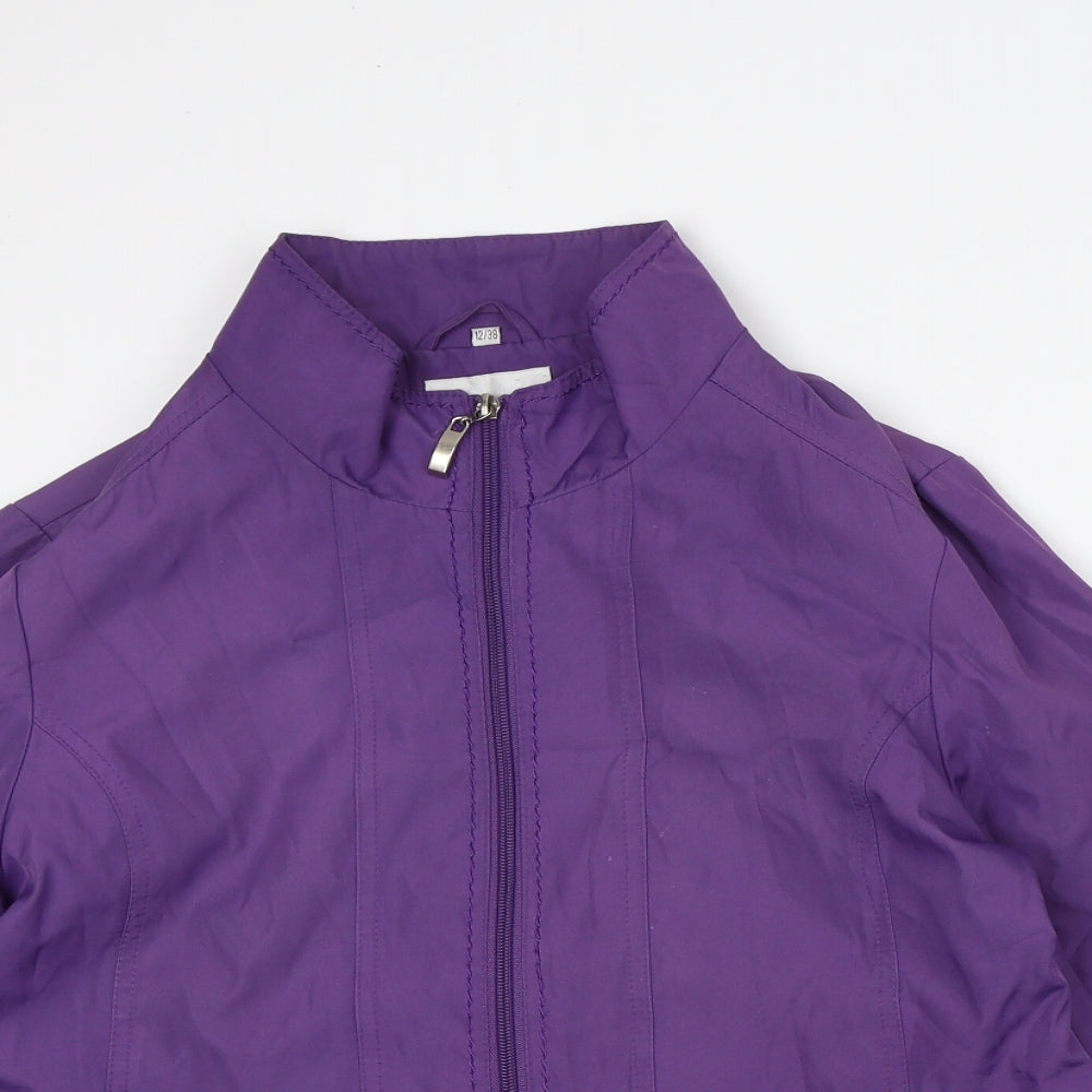 Womens UK Size 10 Eleganze Purple Overcoat