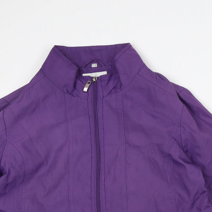 Womens UK Size 10 Eleganze Purple Overcoat