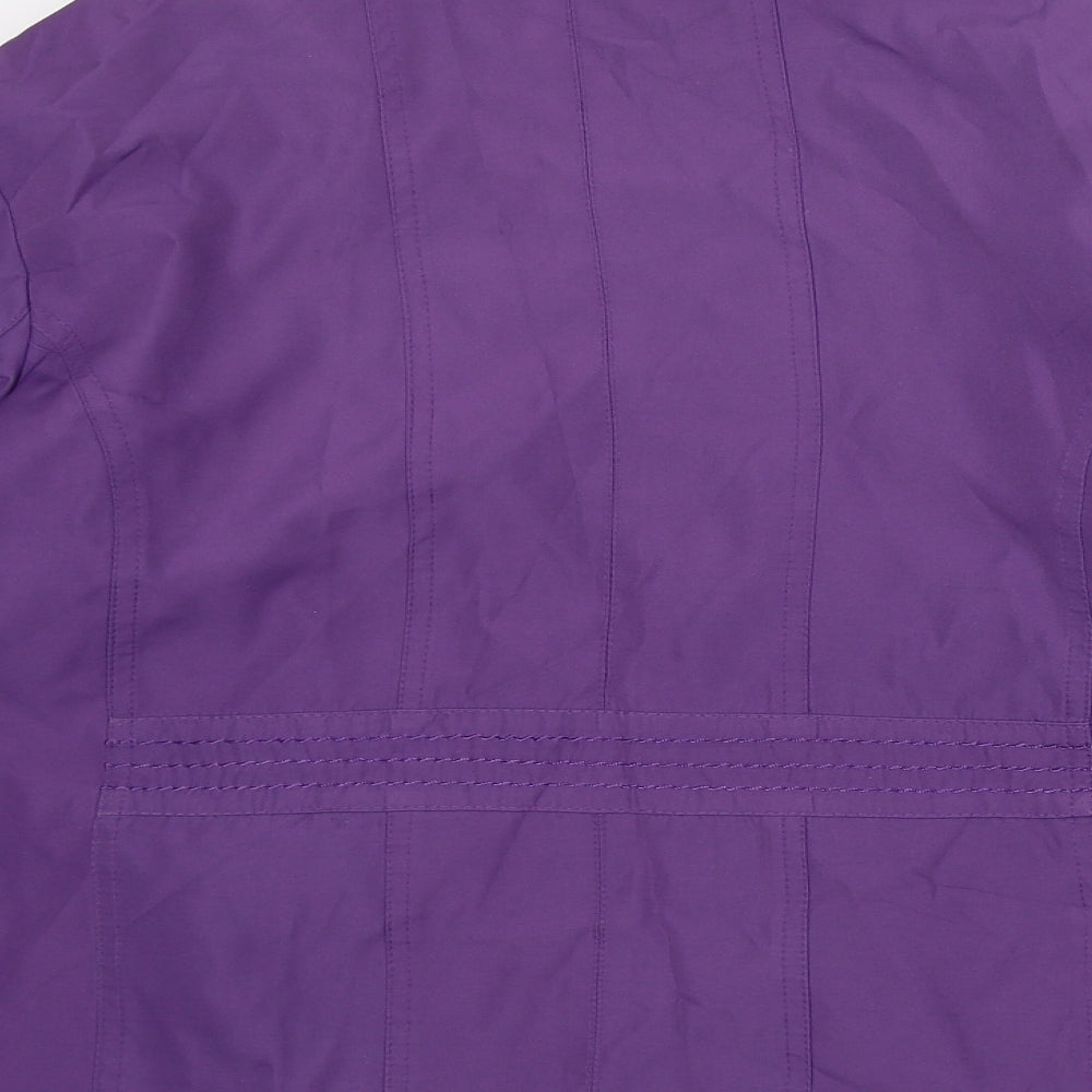 Womens UK Size 10 Eleganze Purple Overcoat