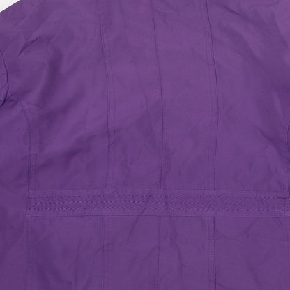 Womens UK Size 10 Eleganze Purple Overcoat