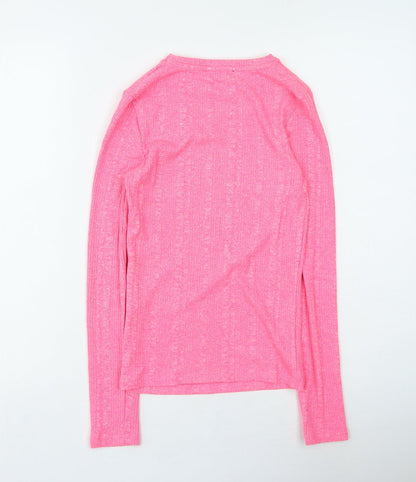 Womens UK Size 8 New Look Pink Pullover Jumper