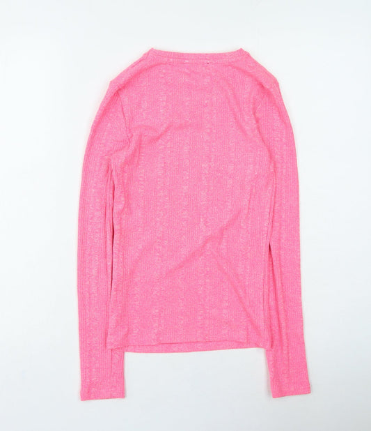 Womens UK Size 8 New Look Pink Pullover Jumper