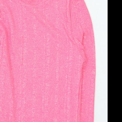 Womens UK Size 8 New Look Pink Pullover Jumper