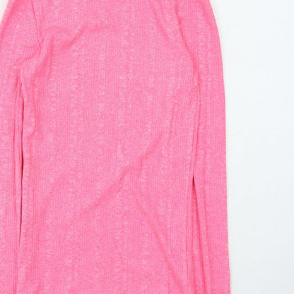 Womens UK Size 8 New Look Pink Pullover Jumper