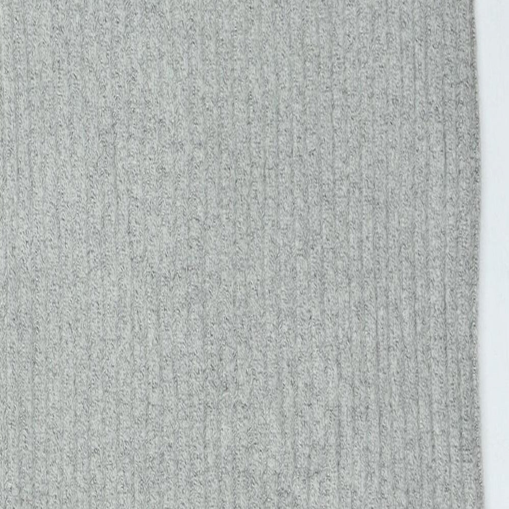 Brave Soul Womens Grey Acrylic A-Line Skirt Size M