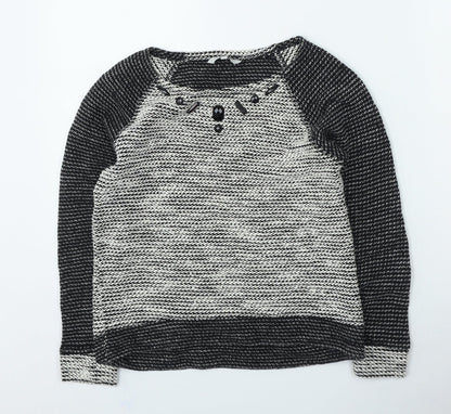 Womens UK Size 8 Peacocks Grey Pullover Jumper