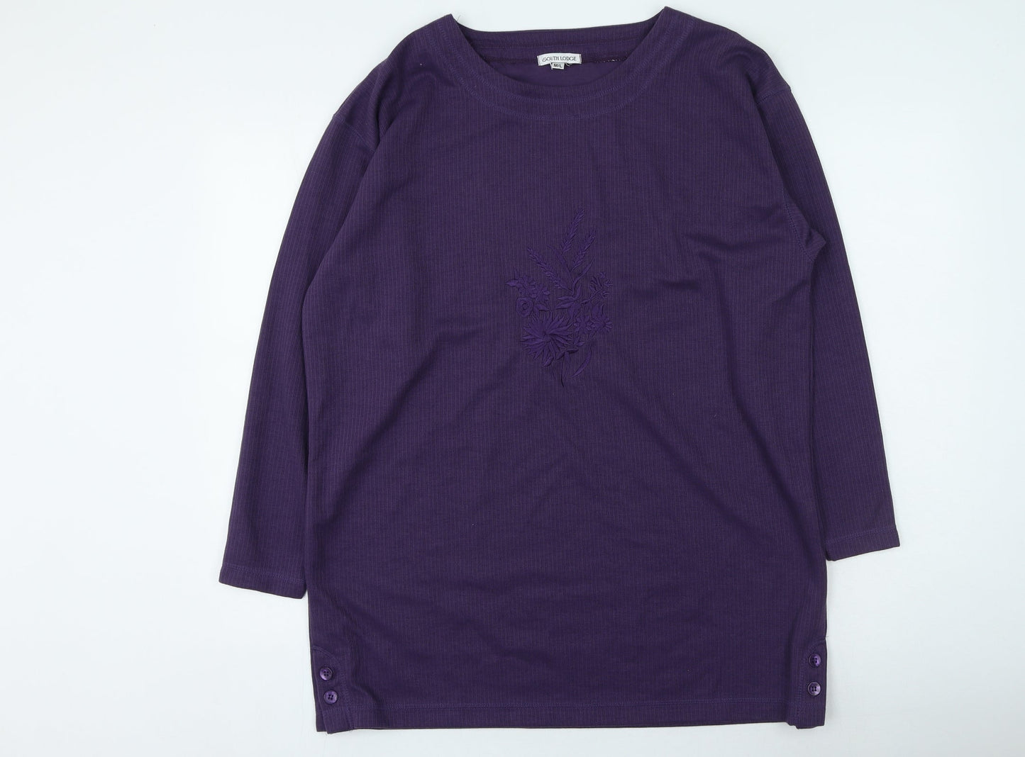 Womens UK Size M South Lodge Purple Pullover Jumper