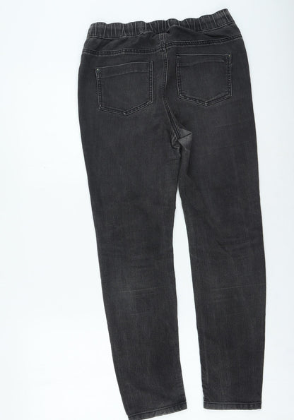 F&F Womens Grey Cotton Skinny Jeans Size 30 in L28 in Regular