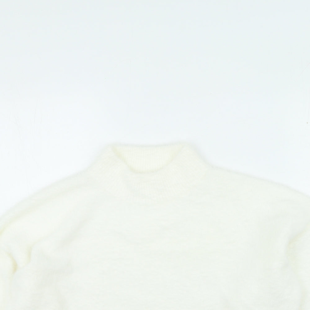 Womens UK Size M H&M White Pullover Jumper