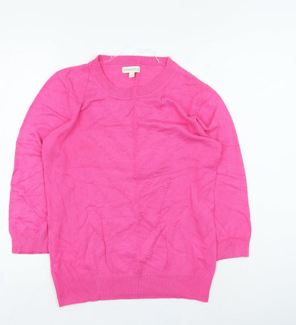 Womens UK Size S Paramour Pink Pullover Jumper
