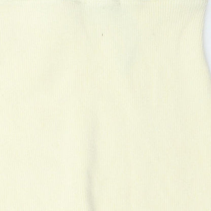 PRETTYLITTLETHING Womens Beige Viscose Sweat Shorts Size M L5 in Regular