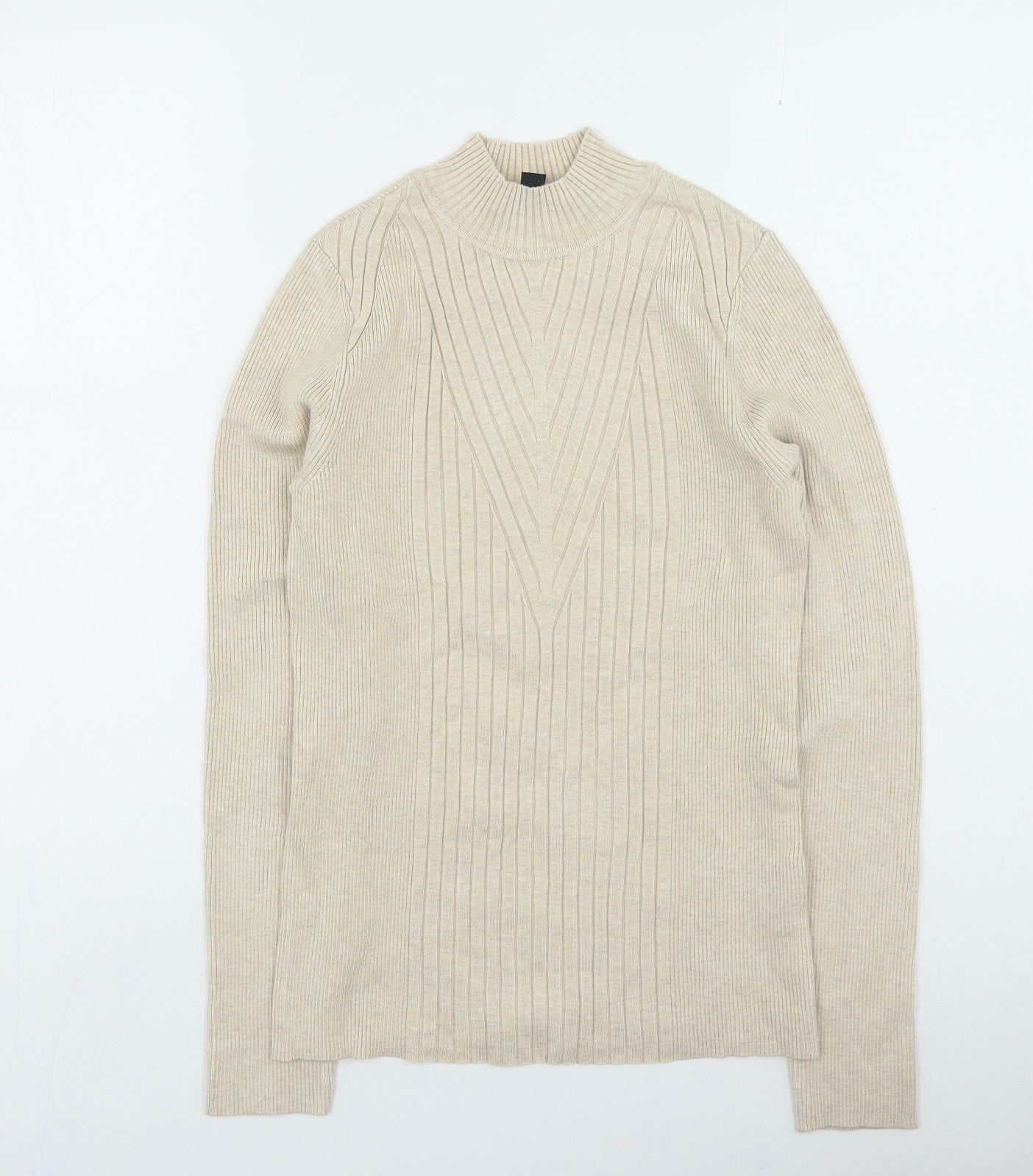 Womens UK Size M International Beige Pullover Jumper