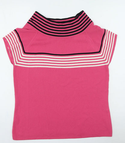 Womens UK Size 16 Vogue Pink Pullover Jumper